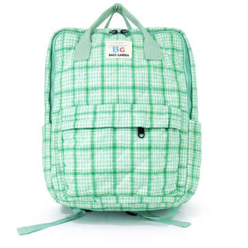 Green Garden Cotton Backpack