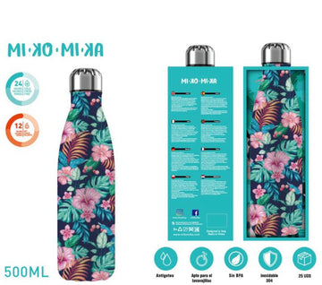 Botella térmica de Flores Tropicales