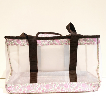 Transportin Transparente Floral